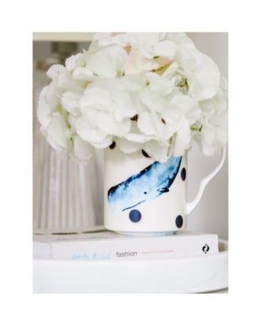 Mug en porcelaine baleine 28cl