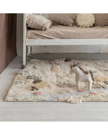 Tapis de jeu pour enfant chemin dans la nature 120x160 cm