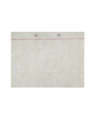 Tapis coton motif notebook 120x160