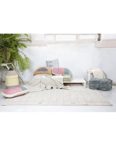 Tapis coton motif notebook 120x160