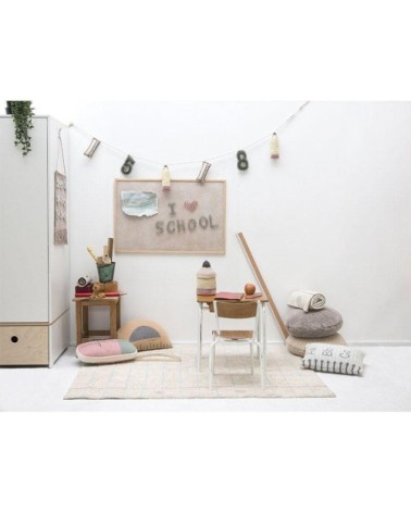 Tapis coton motif notebook 120x160