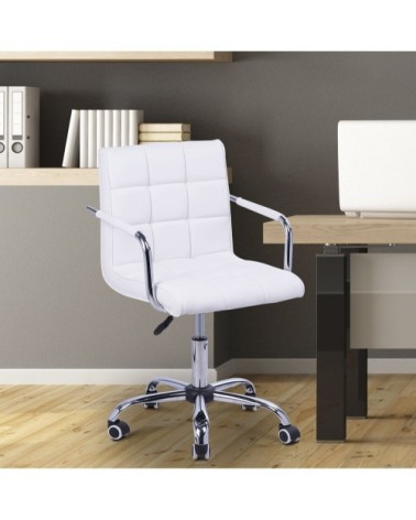 Chaise de bureau blanche