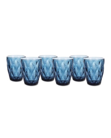 Set de verre 6 pièces bleu  Ø 8cm