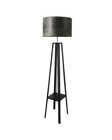 Lampadaire simili cuir/métal H170,5cm