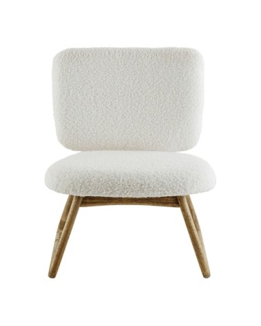 Fauteuil LINA en bouclette