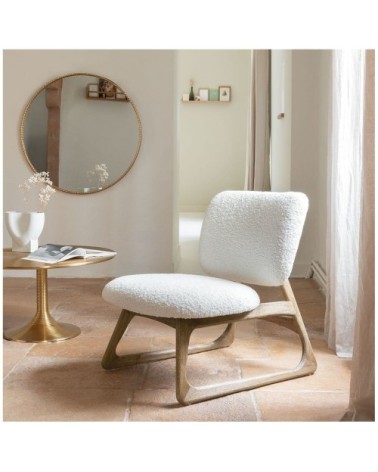 Fauteuil LINA en bouclette
