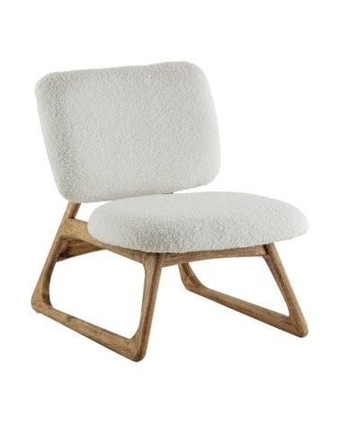 Fauteuil LINA en bouclette