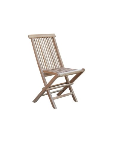 Chaise de jardin en teck massif pliante