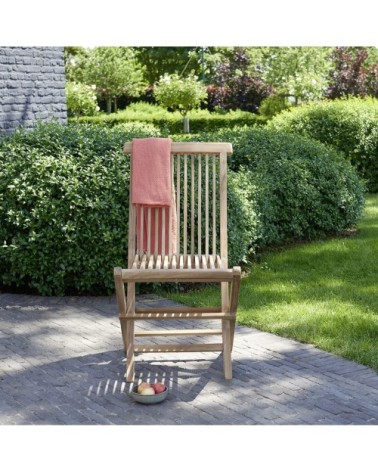 Chaise de jardin en teck massif pliante