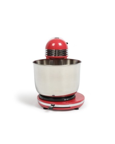 Robot pâtissier multifonction en acier inoxydable rouge clair