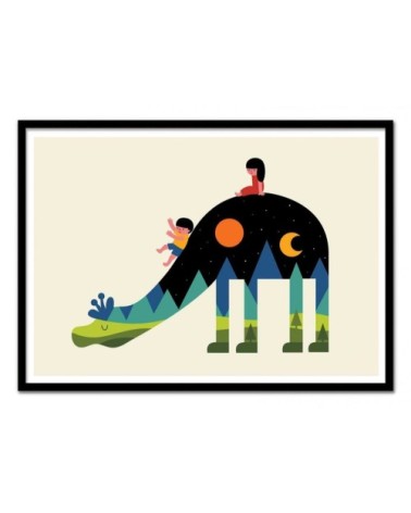 Affiche d'art enfant 50 x 70 cm