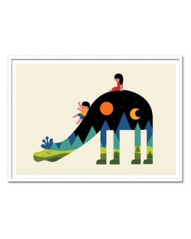 Affiche d'art enfant 50 x 70 cm