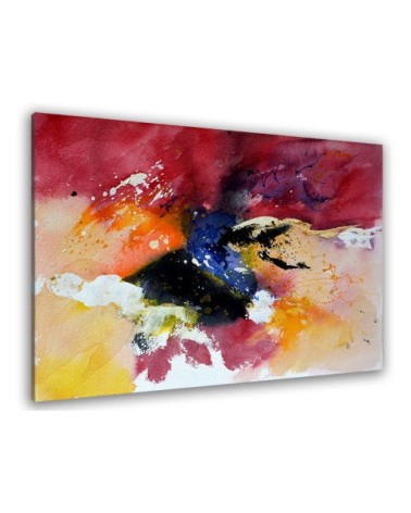 Tableau peint abstraite aquarelle toile imprimée 100x60cm