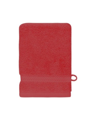 Lot de 3 gants de toilette 550gr/m²  rubis 16x22 cm