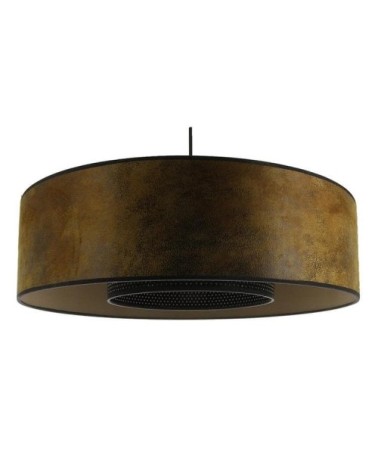 Suspension simili cuir/PVC D58cm