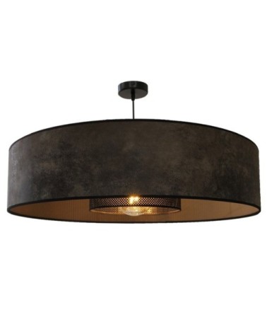 Suspension simili cuir/PVC D78cm