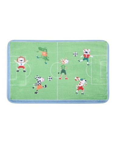 Tapis polyester[ ]vert[ ]45 x 75