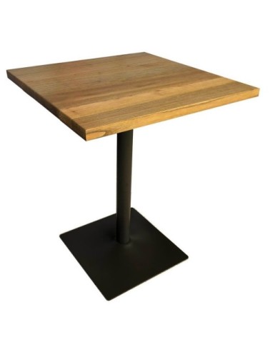 Table carree bois massif L60