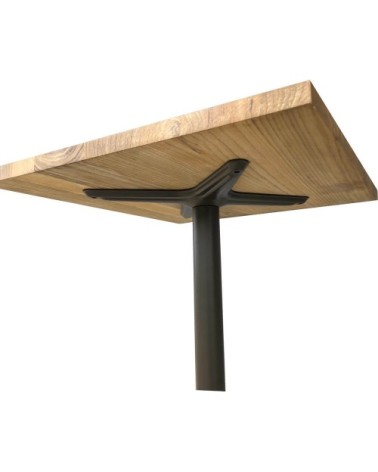 Table carree bois massif L60