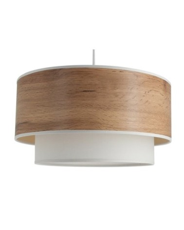 Suspension effet bois D38cm