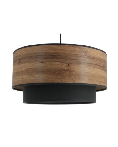 Suspension effet bois D38cm