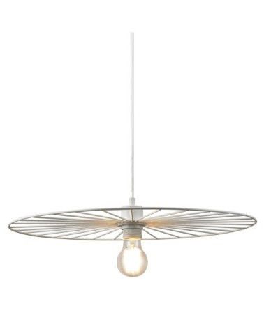 Suspension en métal blanc