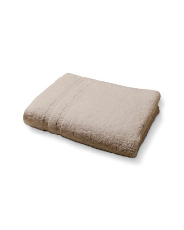 Serviette de toilette coton beige 50x90 cm
