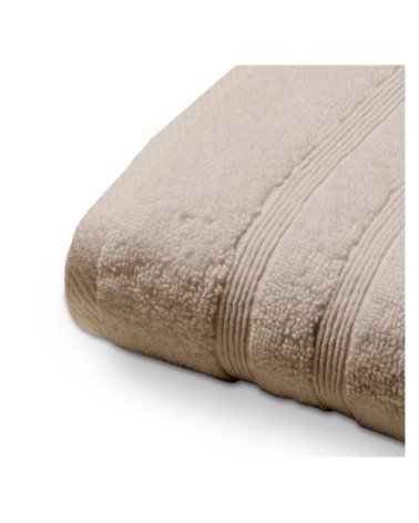 Serviette de toilette coton beige 50x90 cm