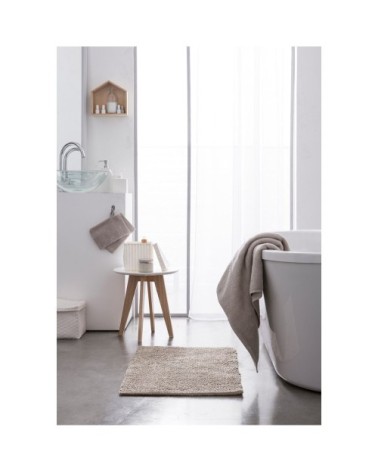 Serviette de toilette coton beige 50x90 cm