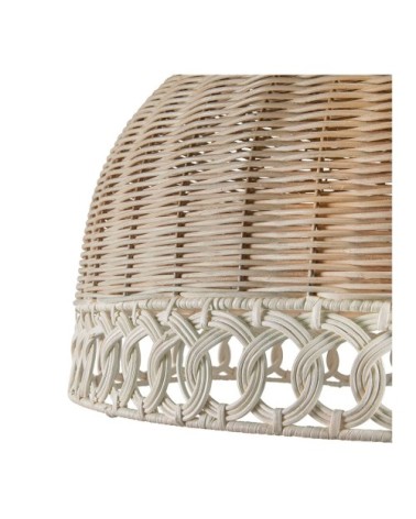 Suspension en rotin - diam. 51 cm