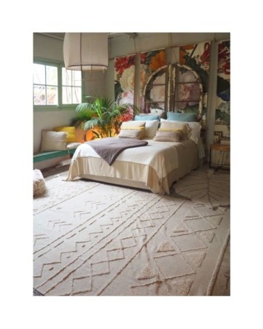 Tapis coton lavable natural 200x300cm