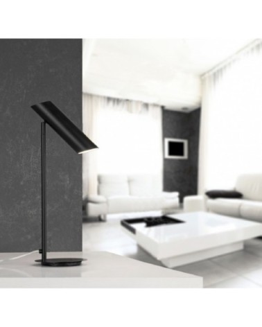 Lampe métal noir H46cm