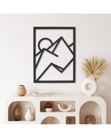 Tableau en bois noir versant 59,5x79,8cm