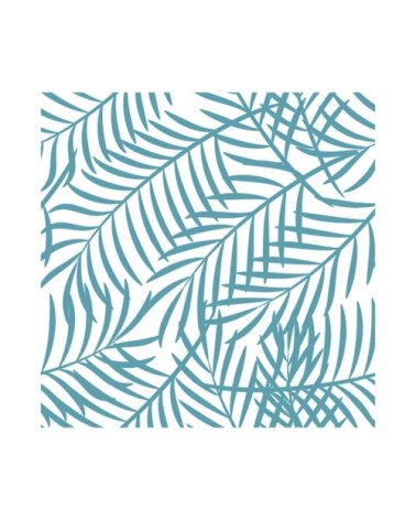 Suspension imprimée intérieur palmera bleu Ø 65 x H 28