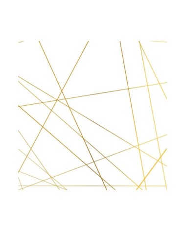 Suspension imprimée intérieur Linear blanc Ø 65 x H 28