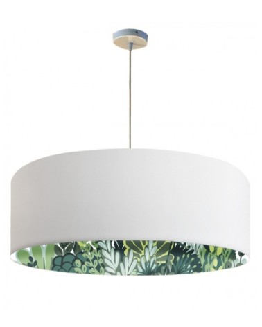 Suspension imprimée intérieur feuillage Ø 65 x H 28