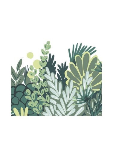 Suspension imprimée intérieur feuillage Ø 65 x H 28