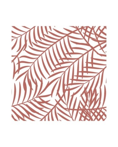 Suspension imprimée intérieur palmera terracotta Ø 65 x H 28