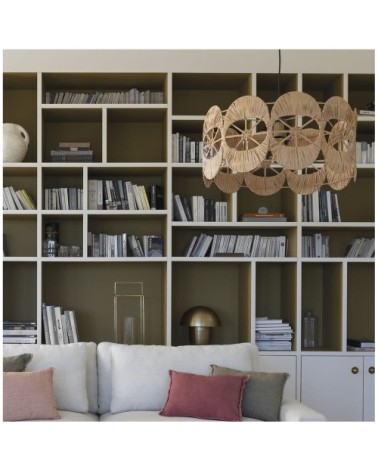 Suspension en raphia - ø 60 cm