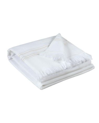 Drap hammam  en coton neige 90 x 180