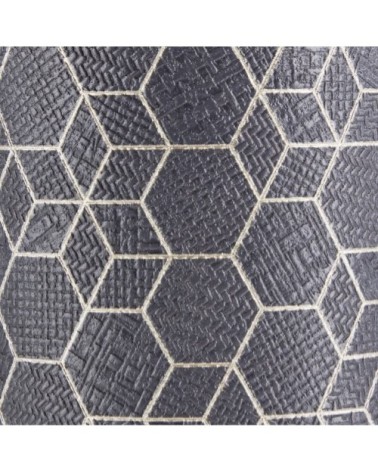 Lampe bois noir H31cm