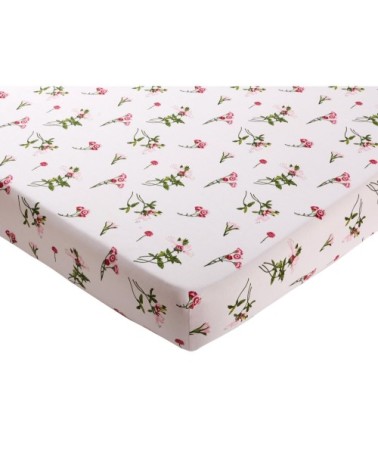 Drap-housse 160x200 blanc en coton