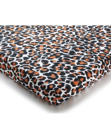 Drap-housse 140x200 multicolore en coton