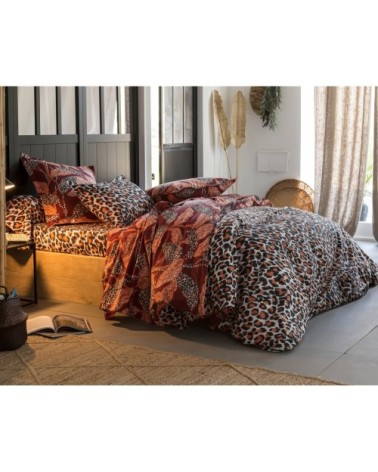 Housse de couette réversible 240x220 multicolore en coton