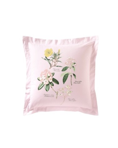 Taie d'oreiller 65x65 blanc en coton