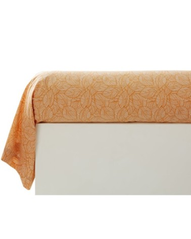 Taie d'oreiller 43x185 jaune en coton