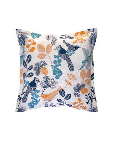 Taie d'oreiller 65x65 multicolore en coton