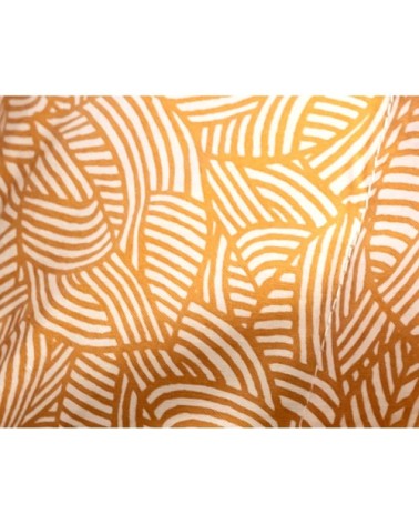 Taie d'oreiller 50x70 jaune en coton