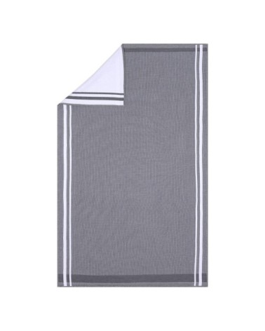 Serviette de bain en coton caviar 50 x 100