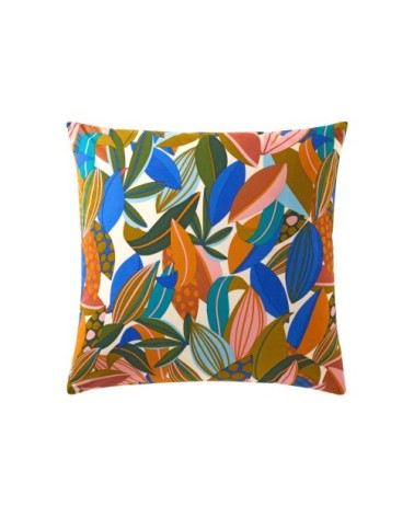 Taie d'oreiller 65x65 multicolore en percale de coton